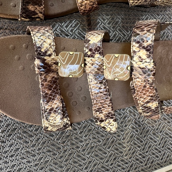 Vionic Amber Sandal Orthaheel Supportive Technology in Crocodile Skin LK NEW 8.5 - Picture 6 of 15